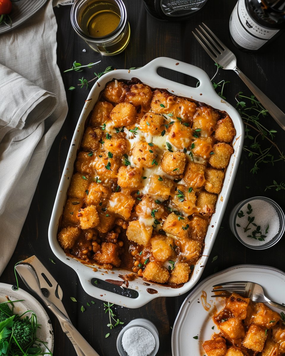 Chili Cheese Tater Tot Casserole: A Family Favorite Dish!
