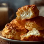 High-protein cottage cheese breakfast biscuits fresh out of the oven